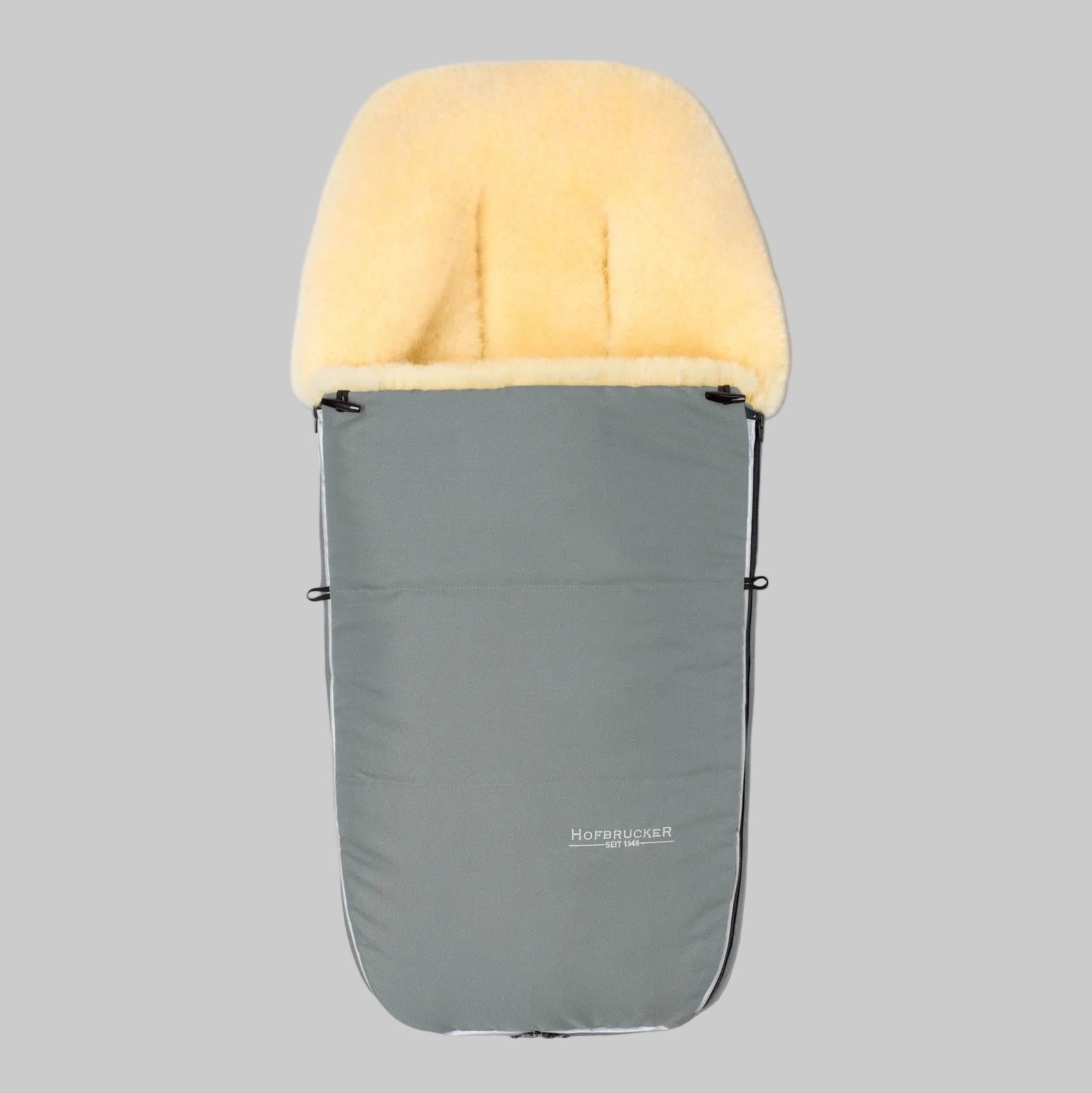 Hofbrucker Fusssack Lammfell Polaris Silber