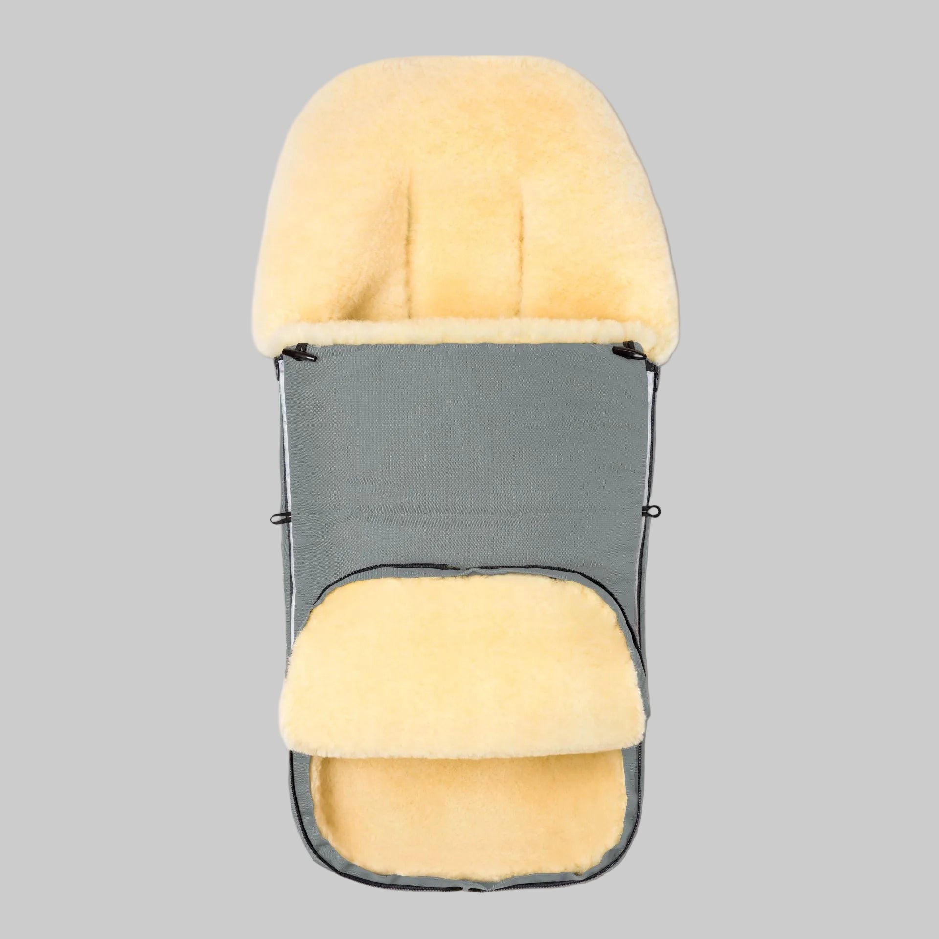 Hofbrucker Fusssack Lammfell Polaris Silber