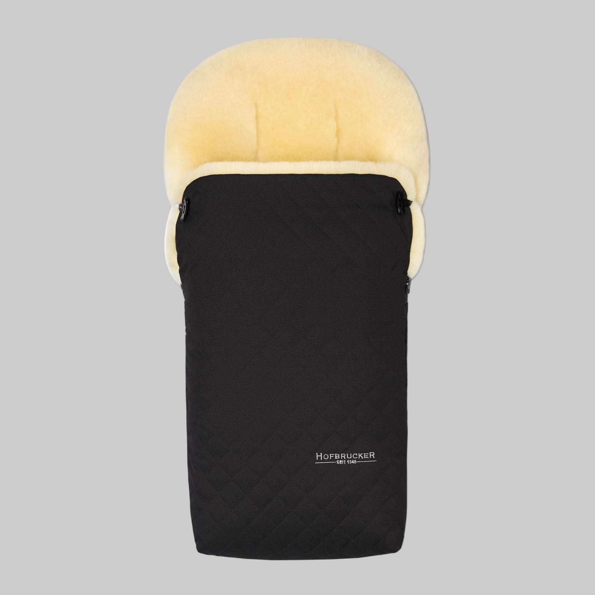 Hofbrucker Fusssack Lammfell Limited Schwarz