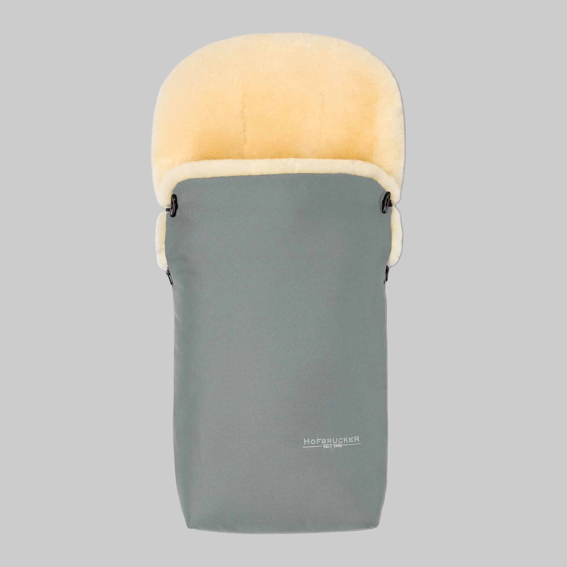 Hofbrucker Lammfell Fußsack Silber