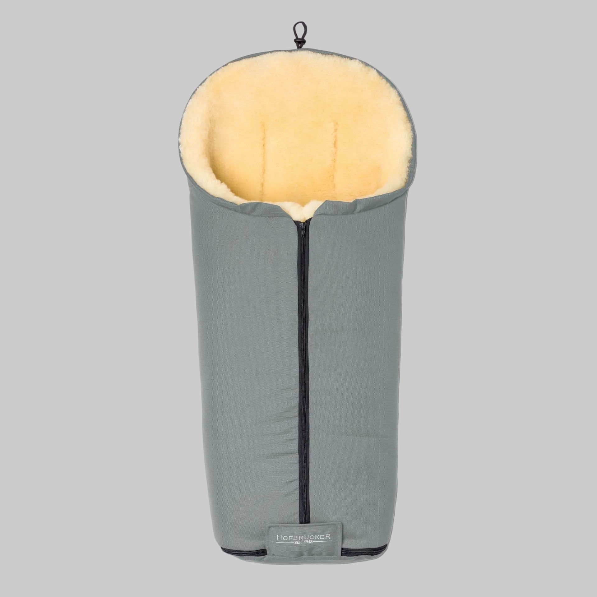 Hofbrucker Lammfell Fusssack Iglu Silbergrau