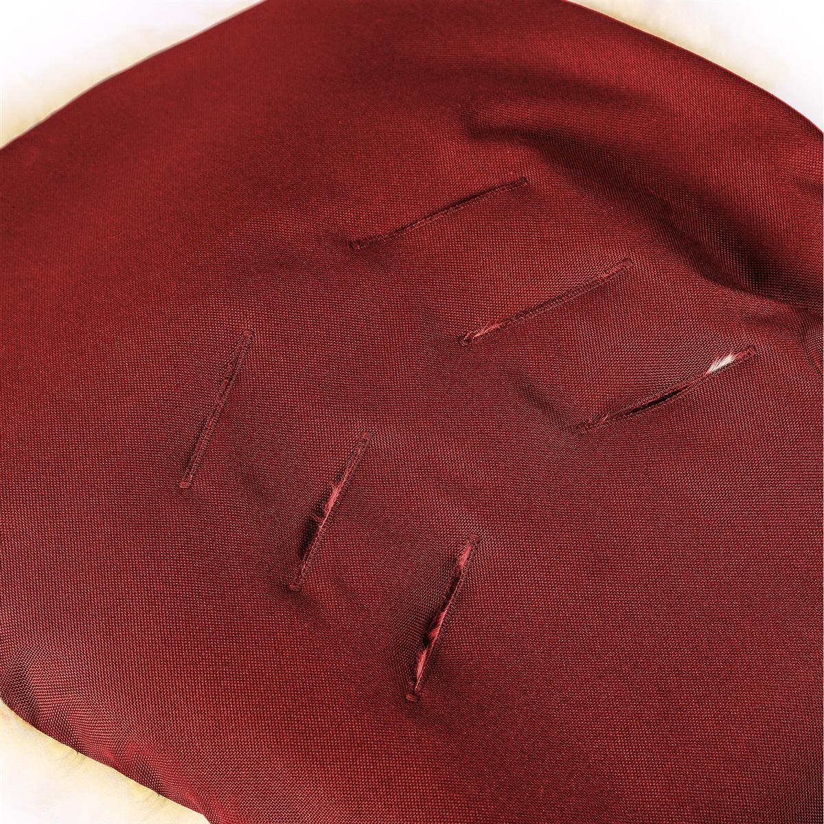 Hofbrucker Lamfell Fusssack für Autoschale red