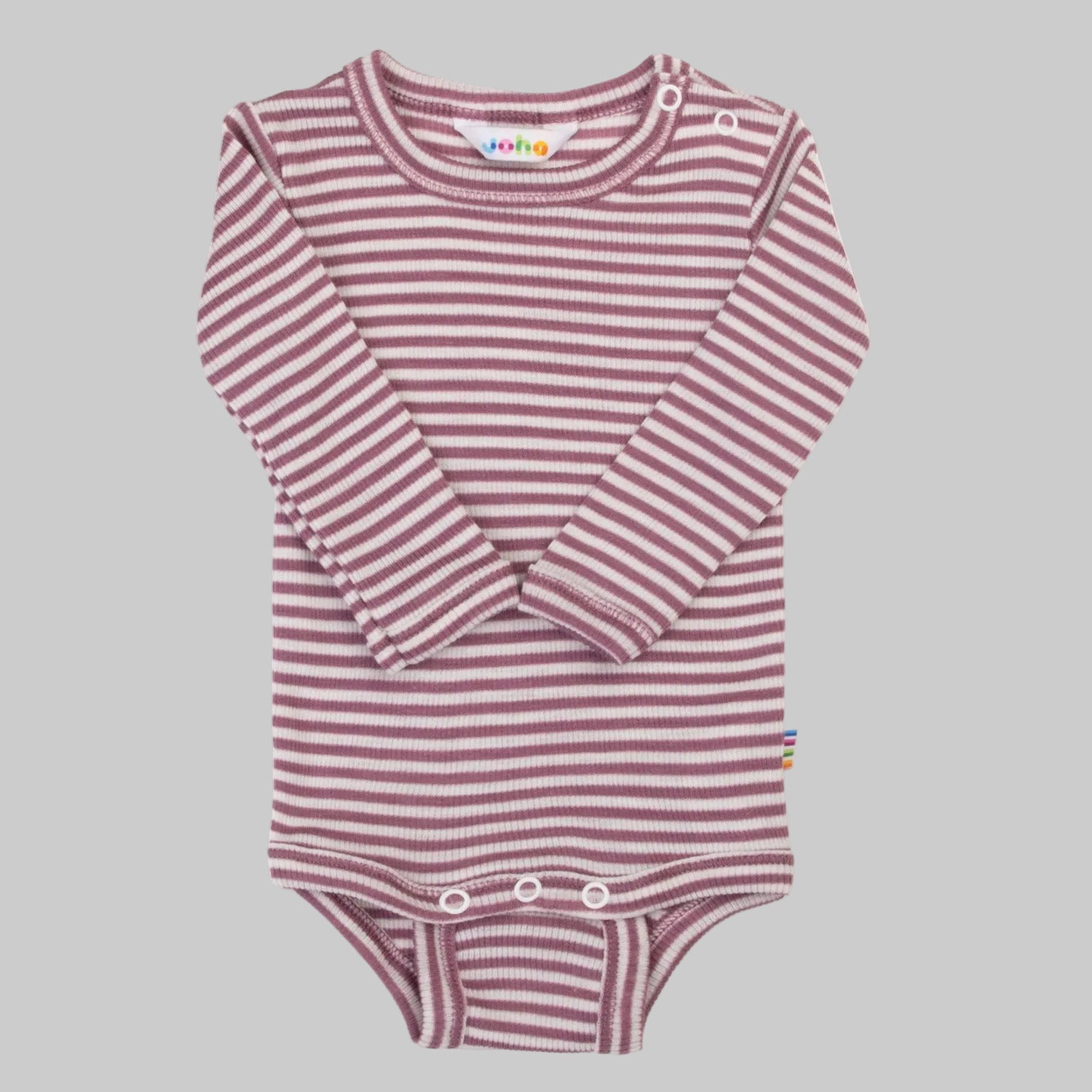Joha Body Wolle Seide Berry Stripe