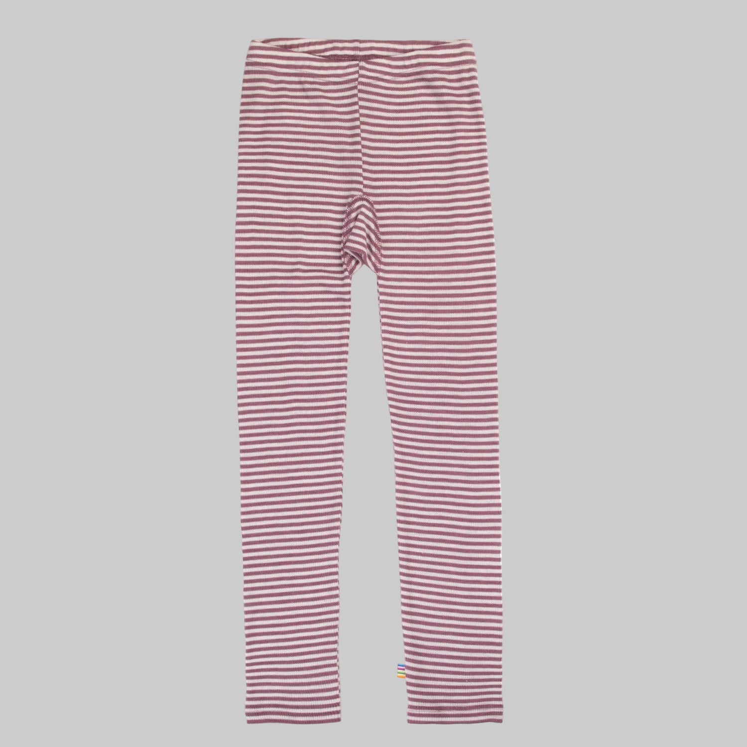Joha Leggins Wolle Seide Berry Stripe