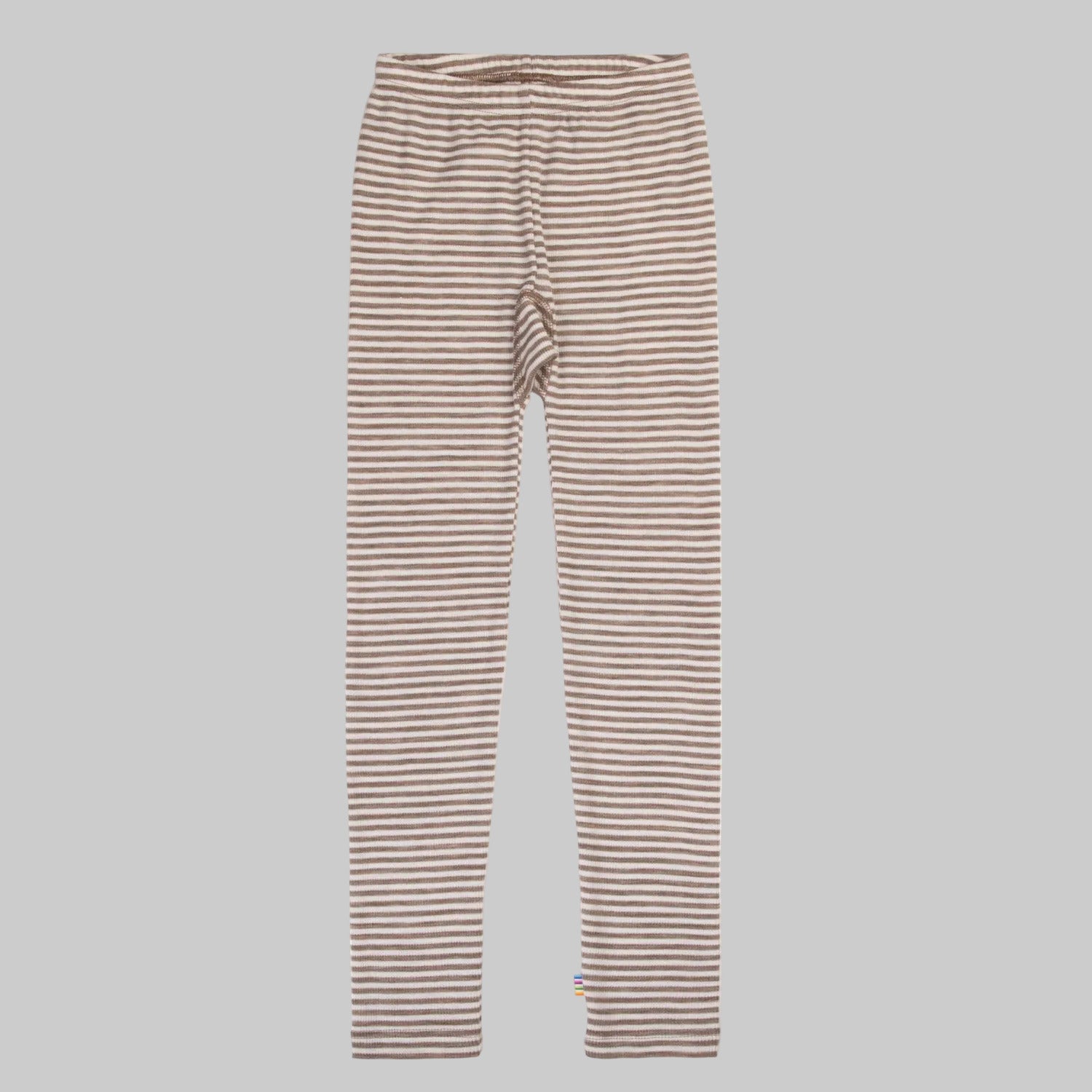 Joha Leggins Wolle Seide Sand Stripe