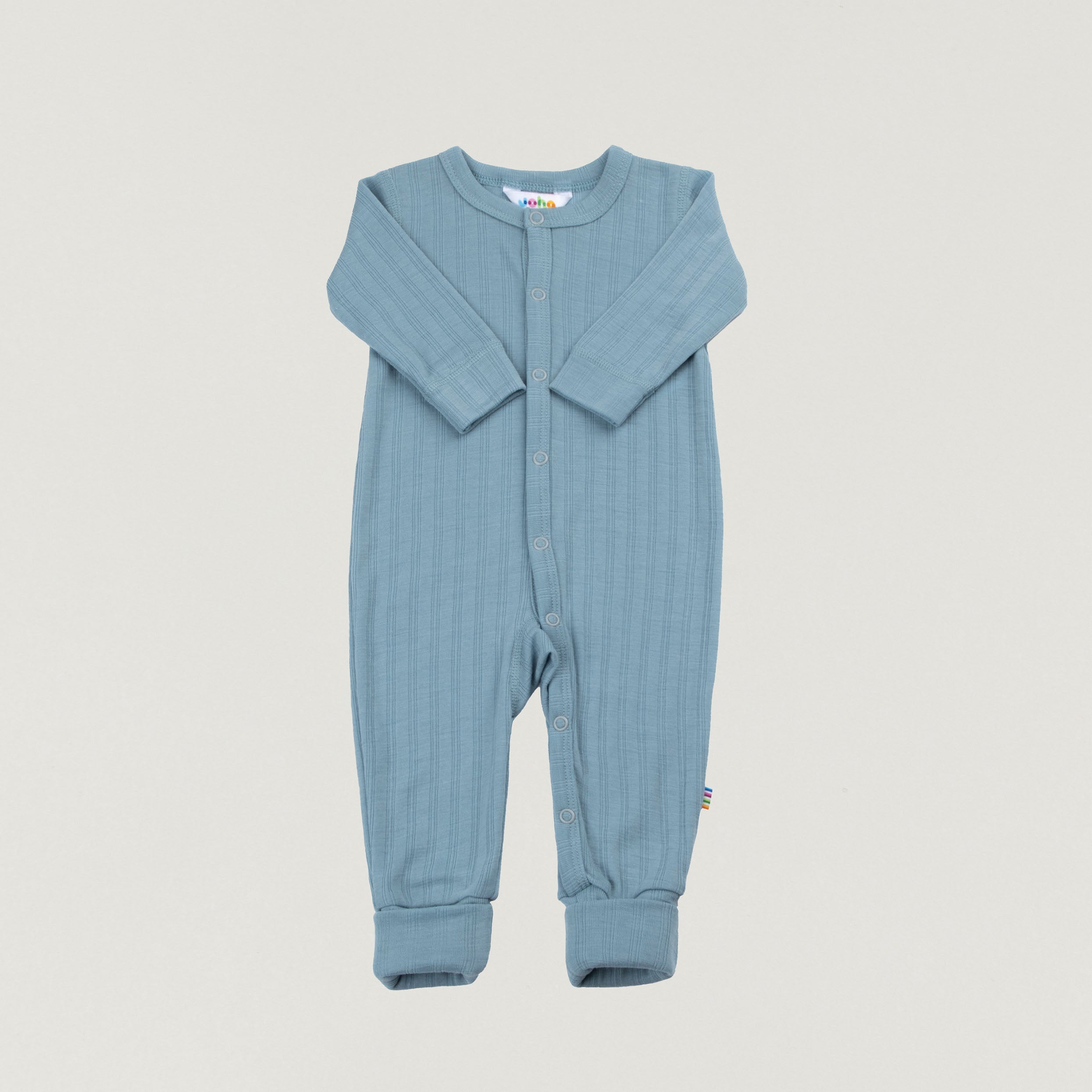 Pyjama aus Wolle und Seide von Joha in licht-blau