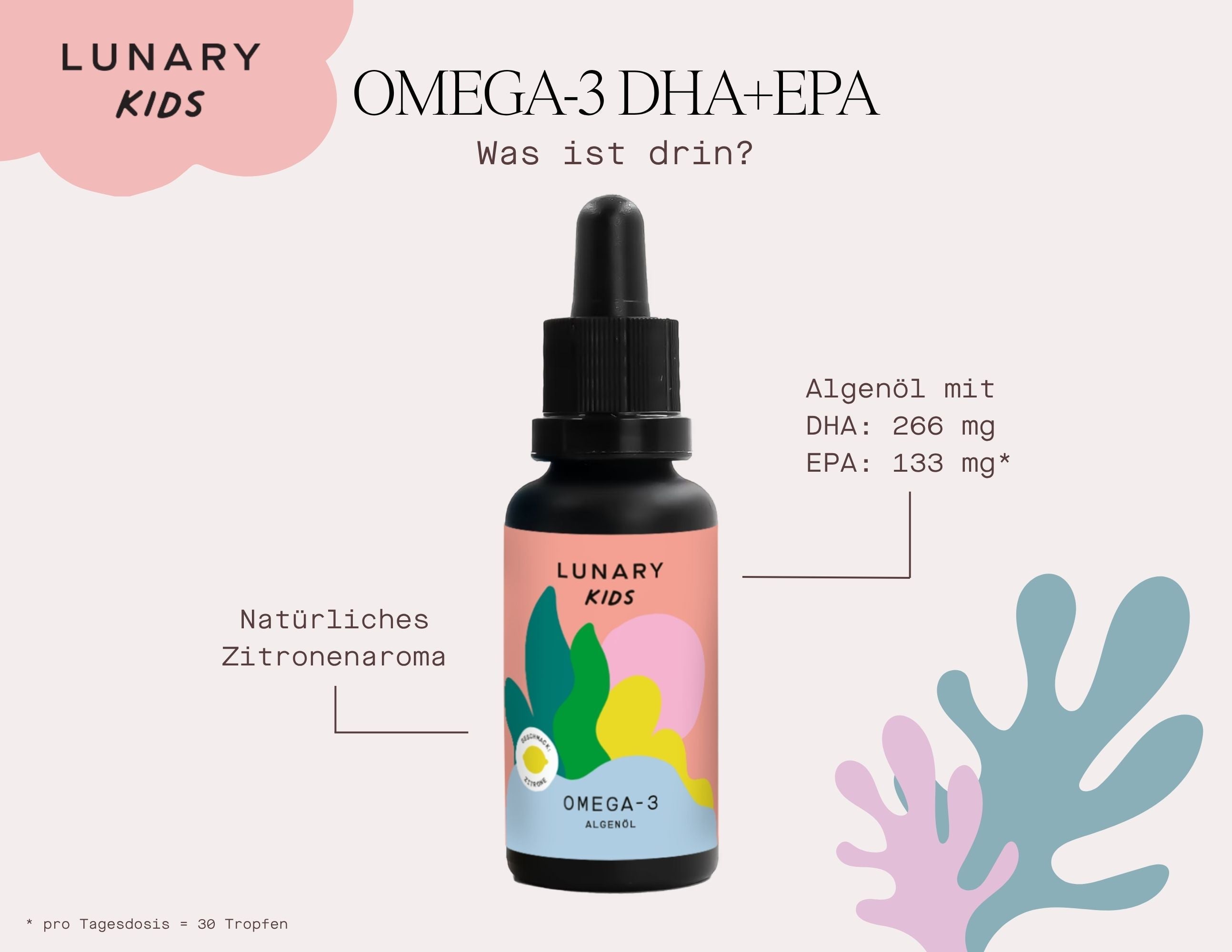 Lunary Omega-3 Was ist drin Abbildung