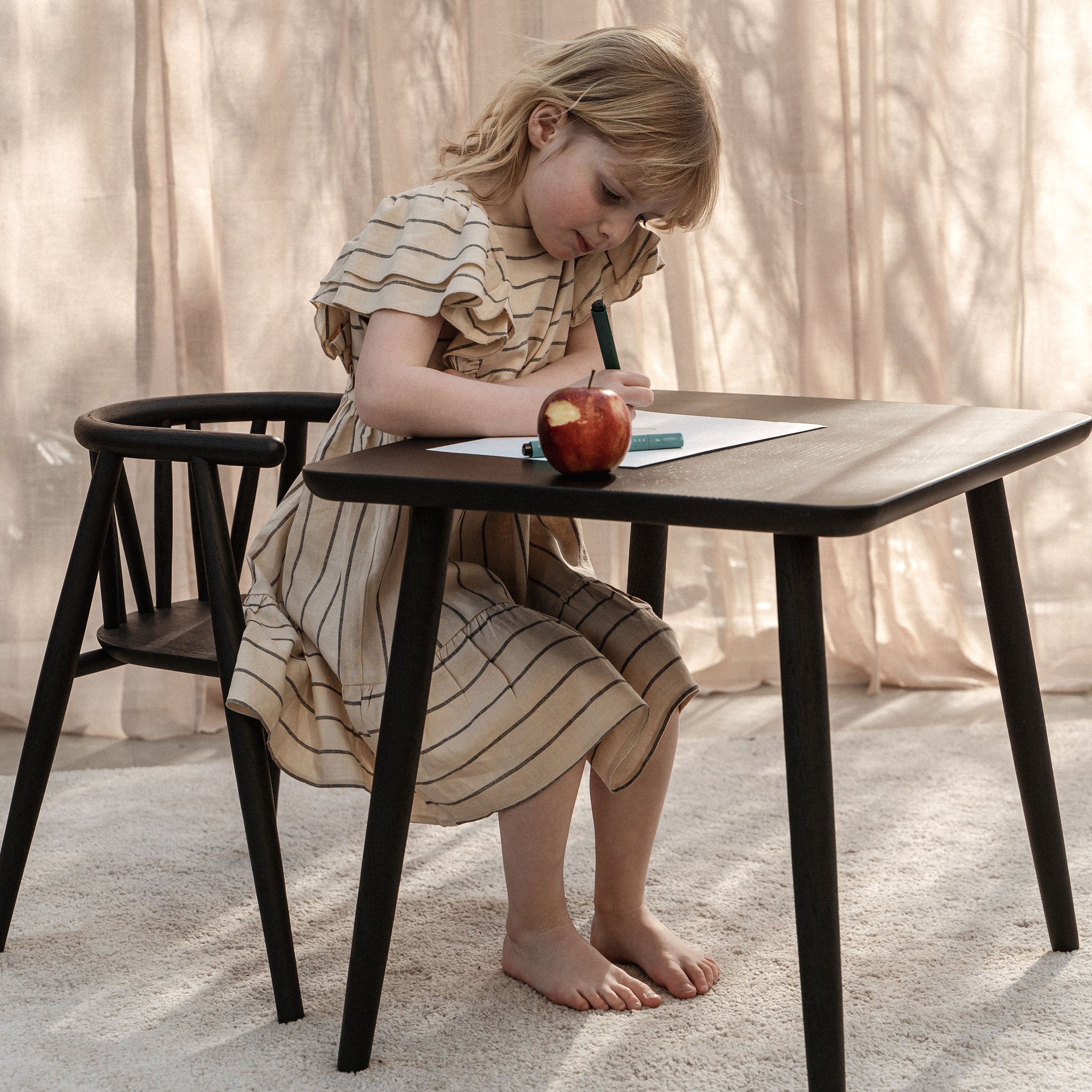 Storm Kid’s Chair – Solid Oak Chair for Kids