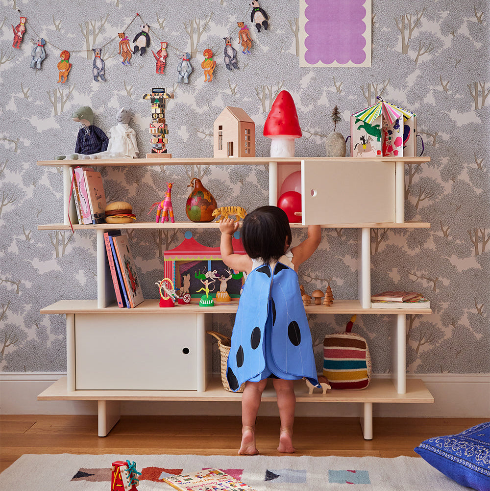 Oeuf Mini Libary Buche / Weiß Kinderzimmer