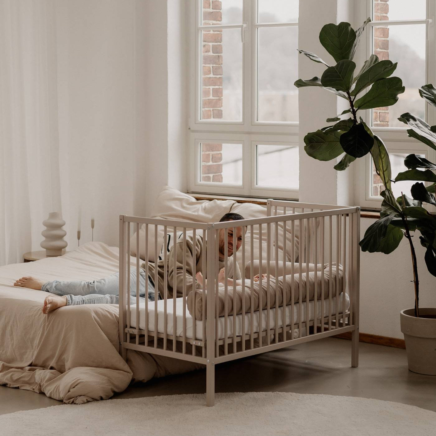 Saemann Beistellbett Sahara Dust