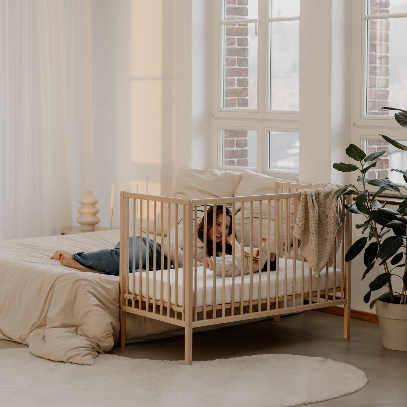 Saemann Beistellbett Nature