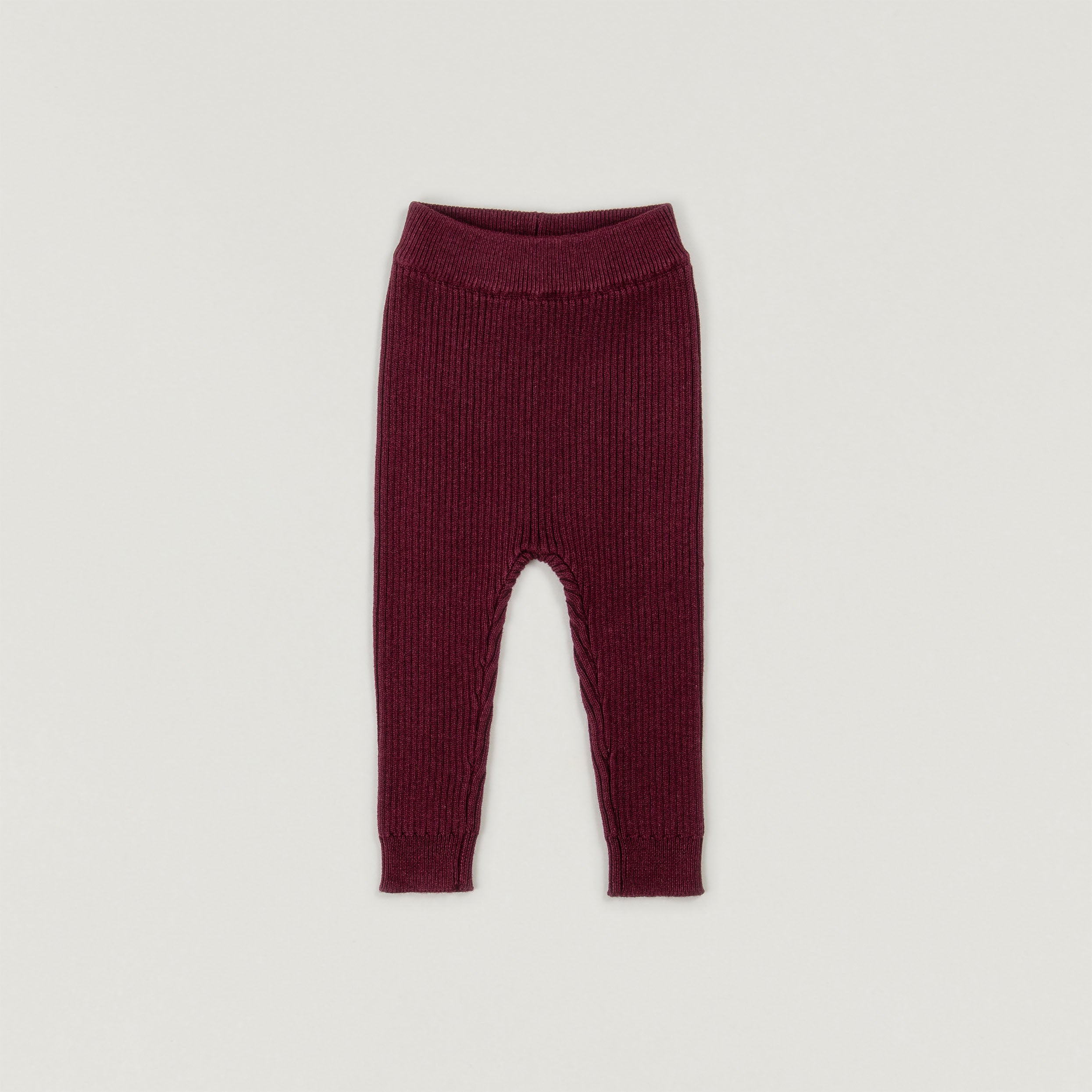 Baby Rib Leggings in 100% Organic Cotton (GOTS)