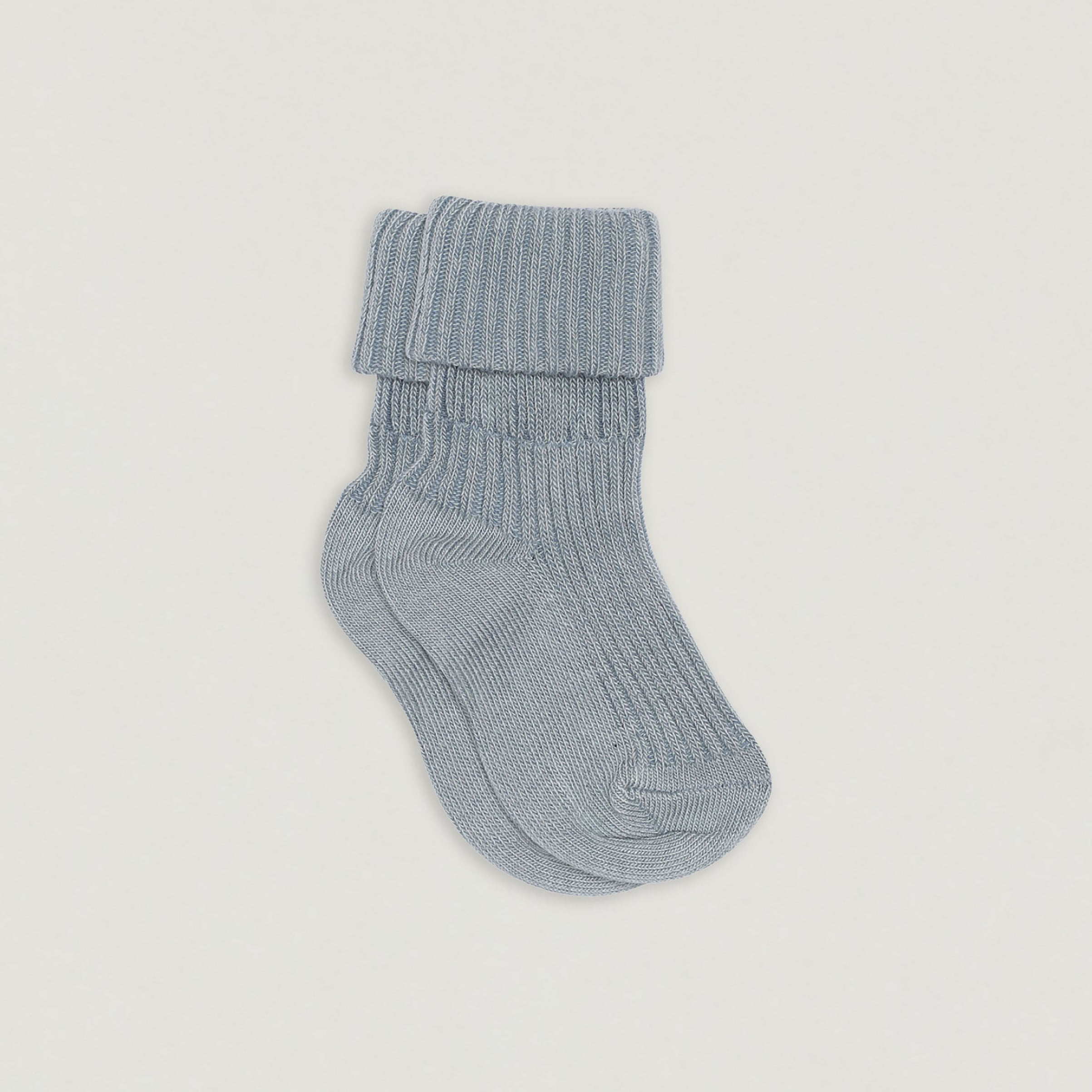 Produktfoto Socken aus Baumwolle dusty blue