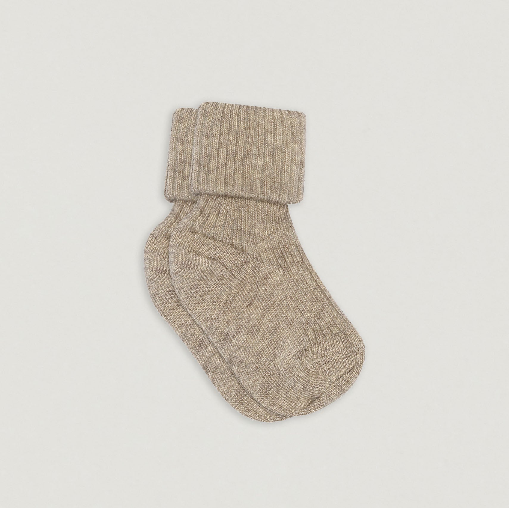 Produktfoto Socken aus Baumwolle sand