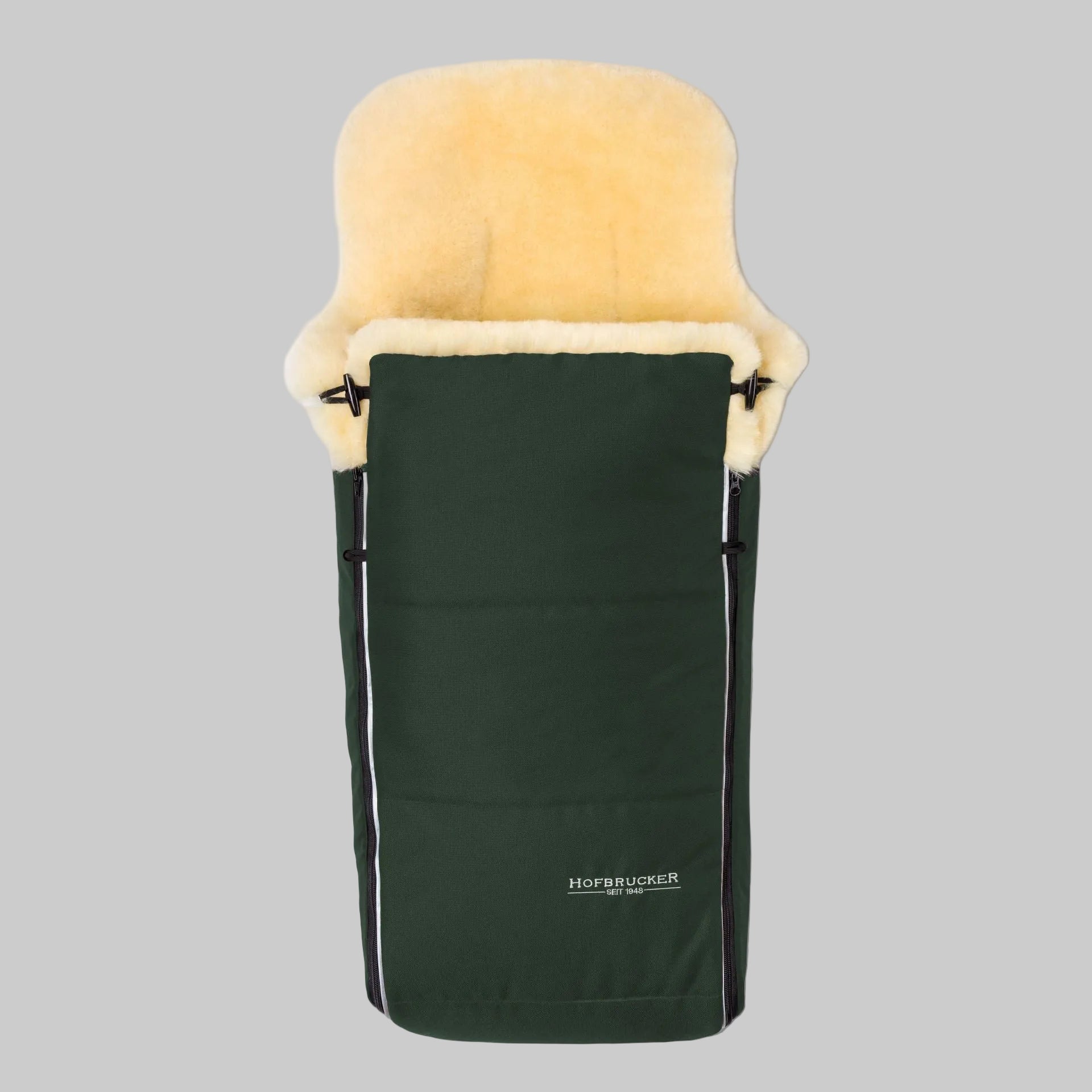 Hofbrucker Lammfellfussack Esikmo Tannengruen