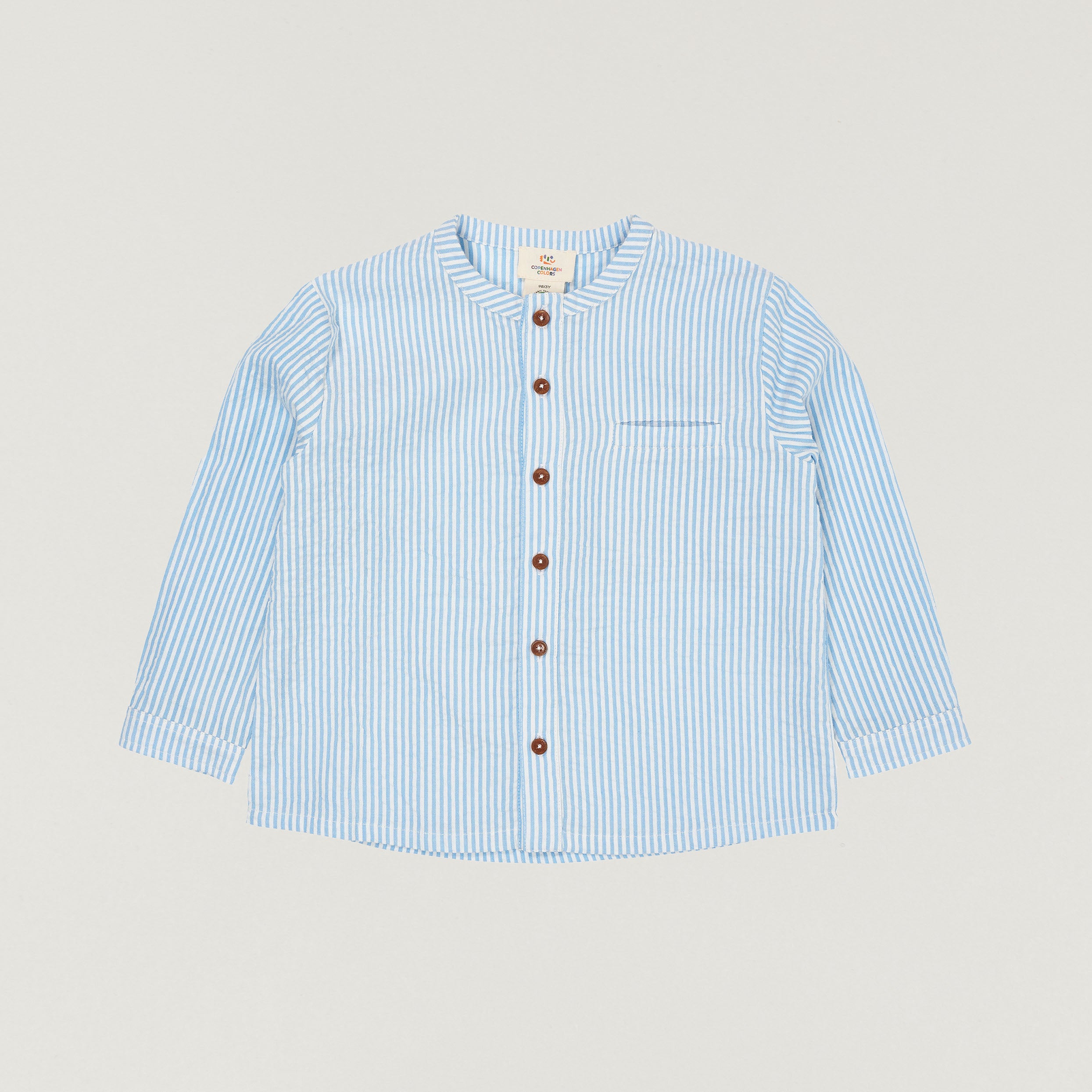 Seersucker shirt striped