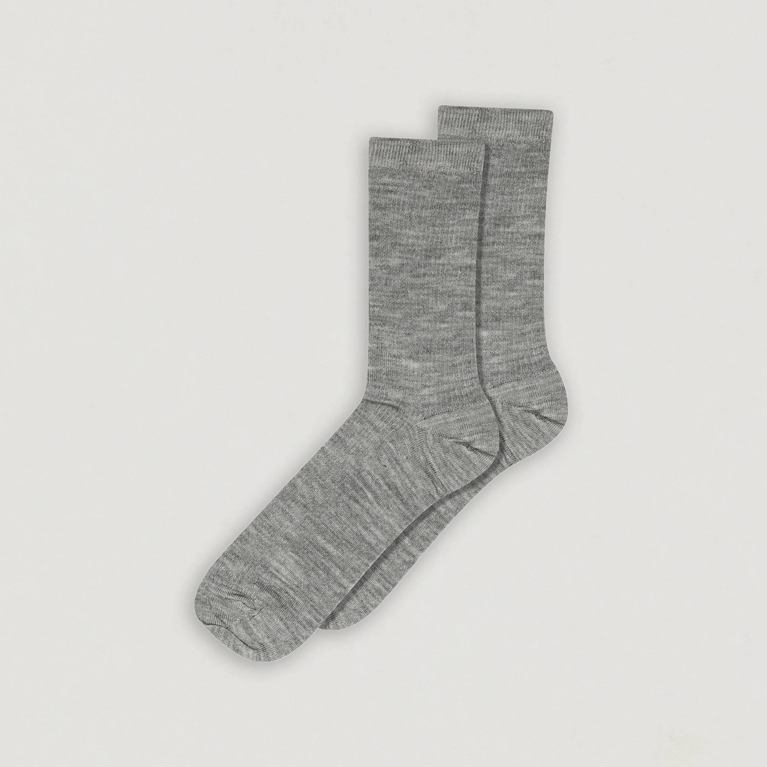 Mama Socken aus Wolle von mp Denmark in grau