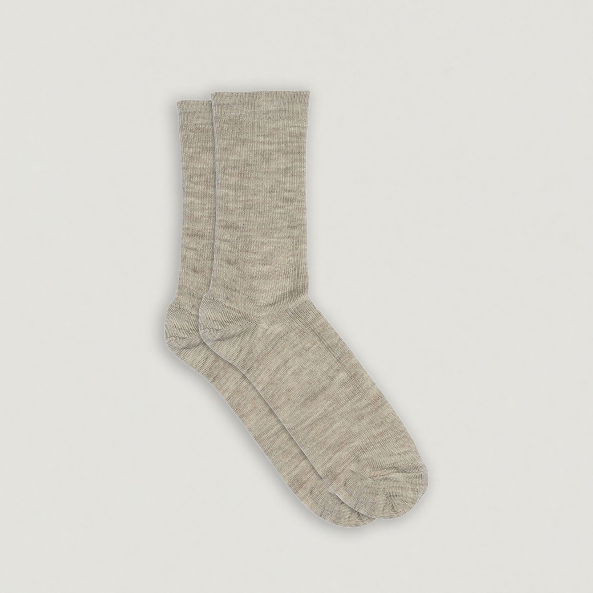 Mama Socken aus Wolle von mp Denmark in sand
