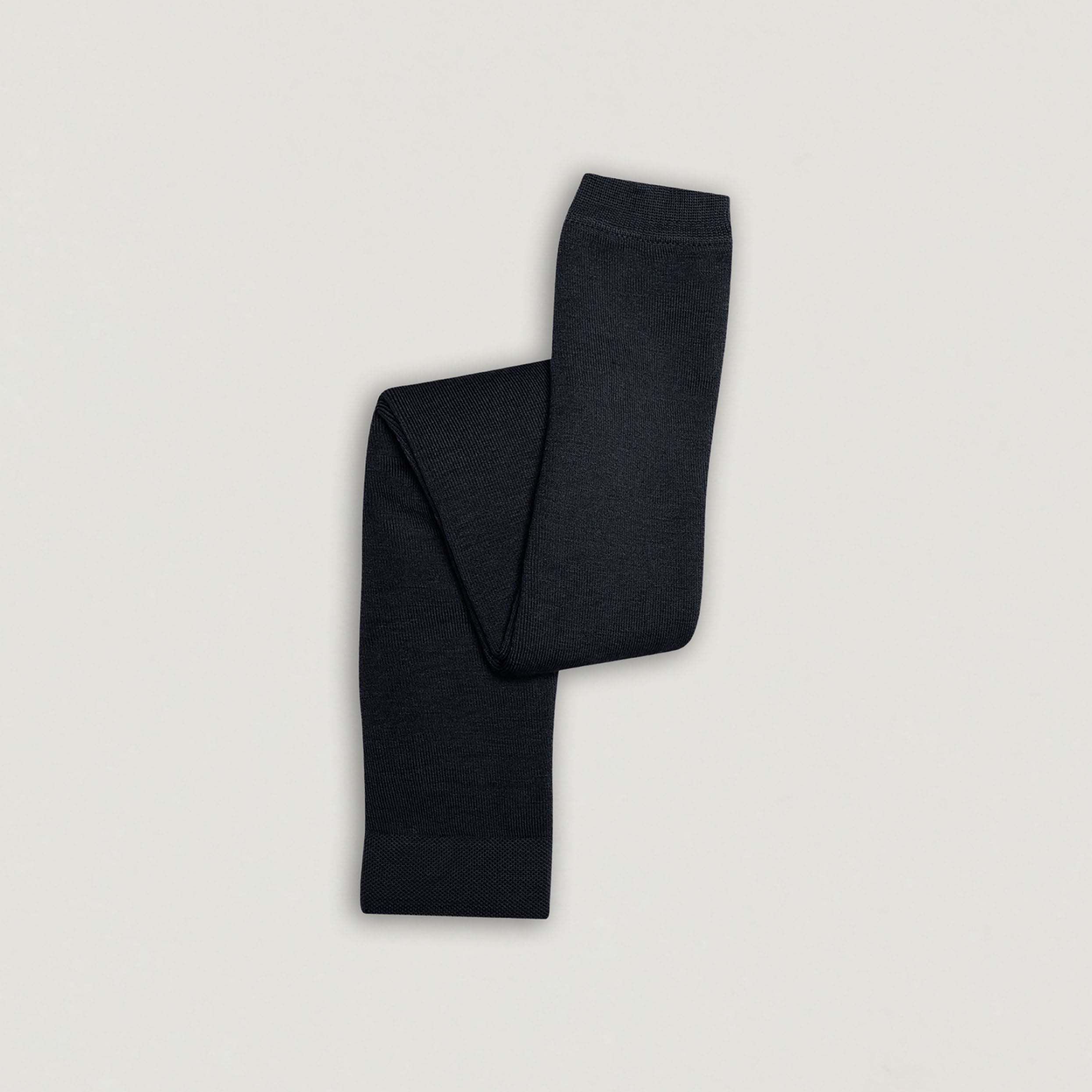 gefütterte Leggings aus Wolle von mp Denmark in navy