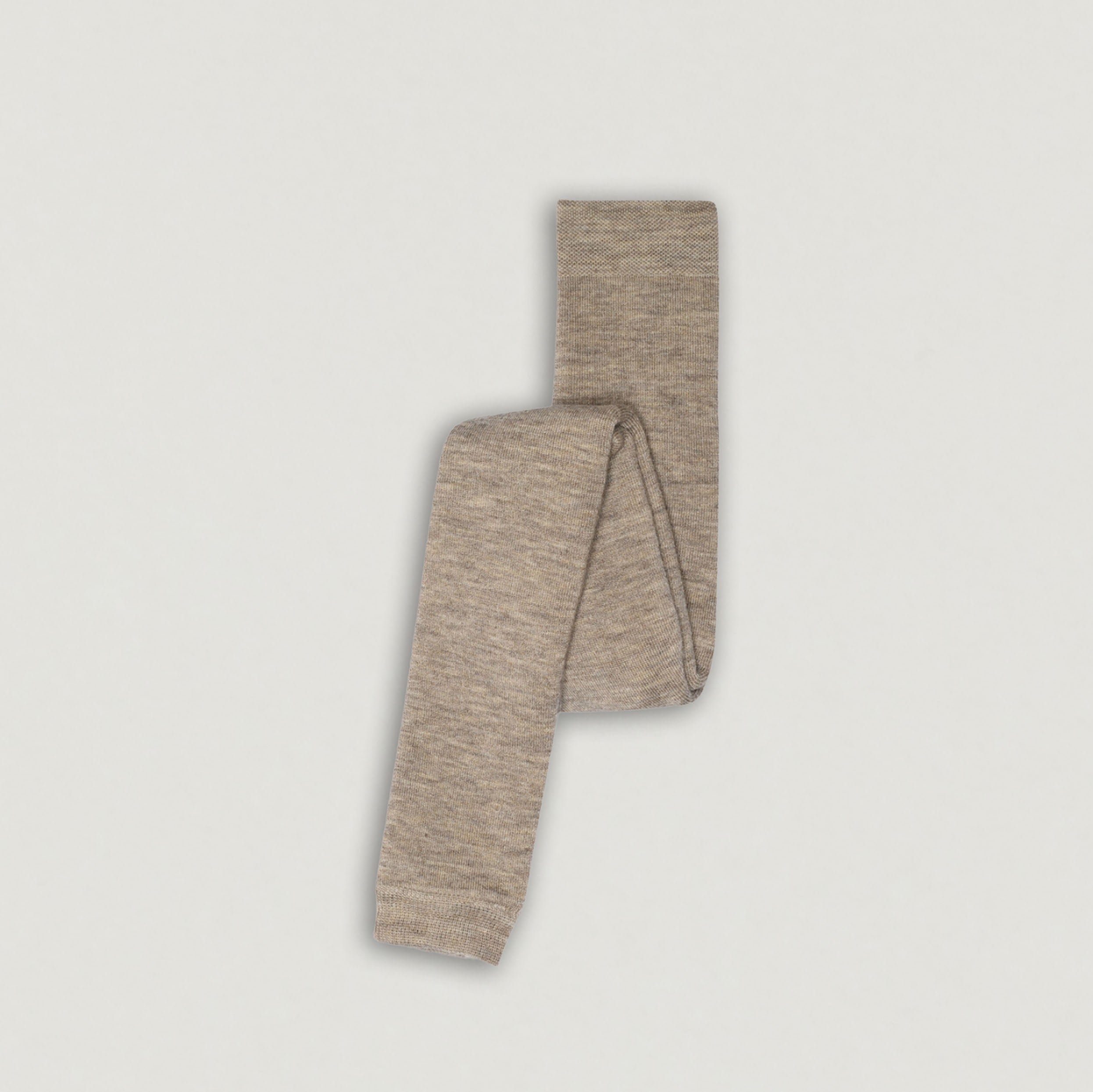 gefütterte Leggings aus Wolle von mp Denmark in sand