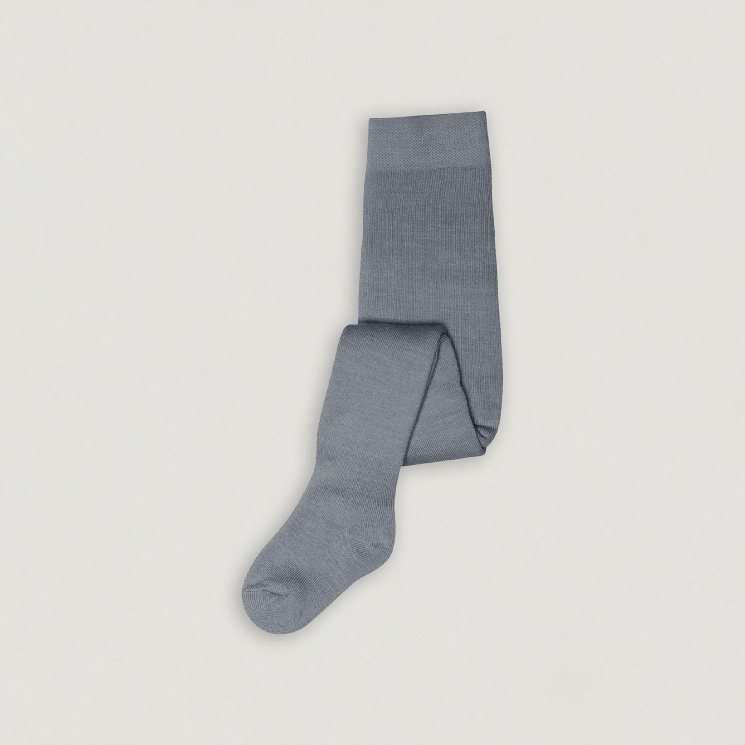 gefütterte Strumpfhose aus Wolle von mp Denmark in stone blue