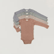 Babybox and Family BabyBox Collection Body aus Wolle & Seide 68/74 light-grey-melange-bbcws #farbe_68/74