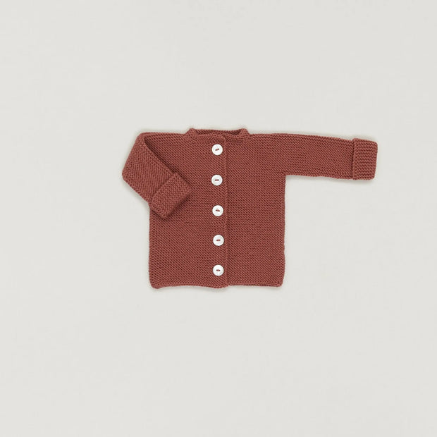 Babybox and Family BabyBox Collection Handmade Strickjacke aus Wolle 0-6m berry-bbh #farbe_0-6m