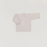 Babybox and Family BabyBox Collection Handmade Strickjacke aus Wolle & Alpaka 6-12 kreide-bb #farbe_6-12