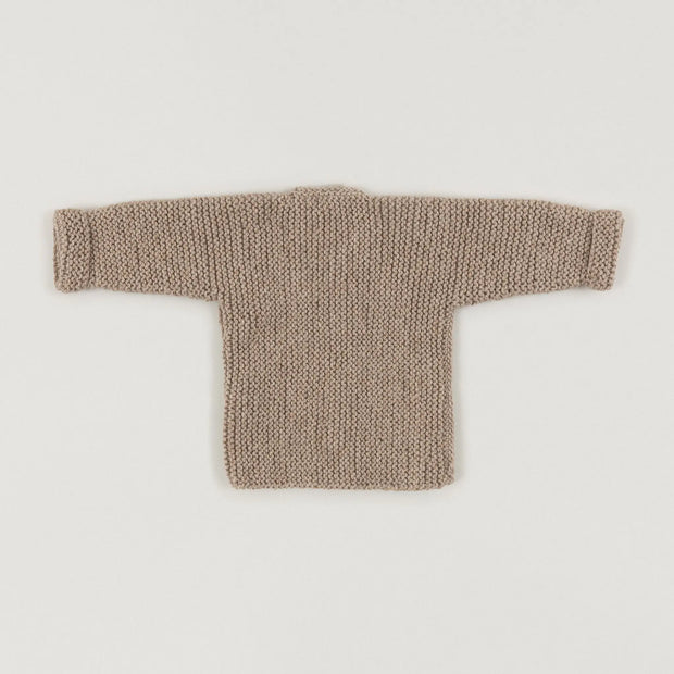 Babybox and Family BabyBox Collection Handmade Strickjacke aus Wolle & Alpaka 6-12m beige-melange-bb #farbe_6-12m