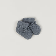 Babybox and Family BabyBox Collection Handmade Strickschuhe aus Wolle - Auslauffarben 56/62 mausgrau-bbh #farbe_56/62