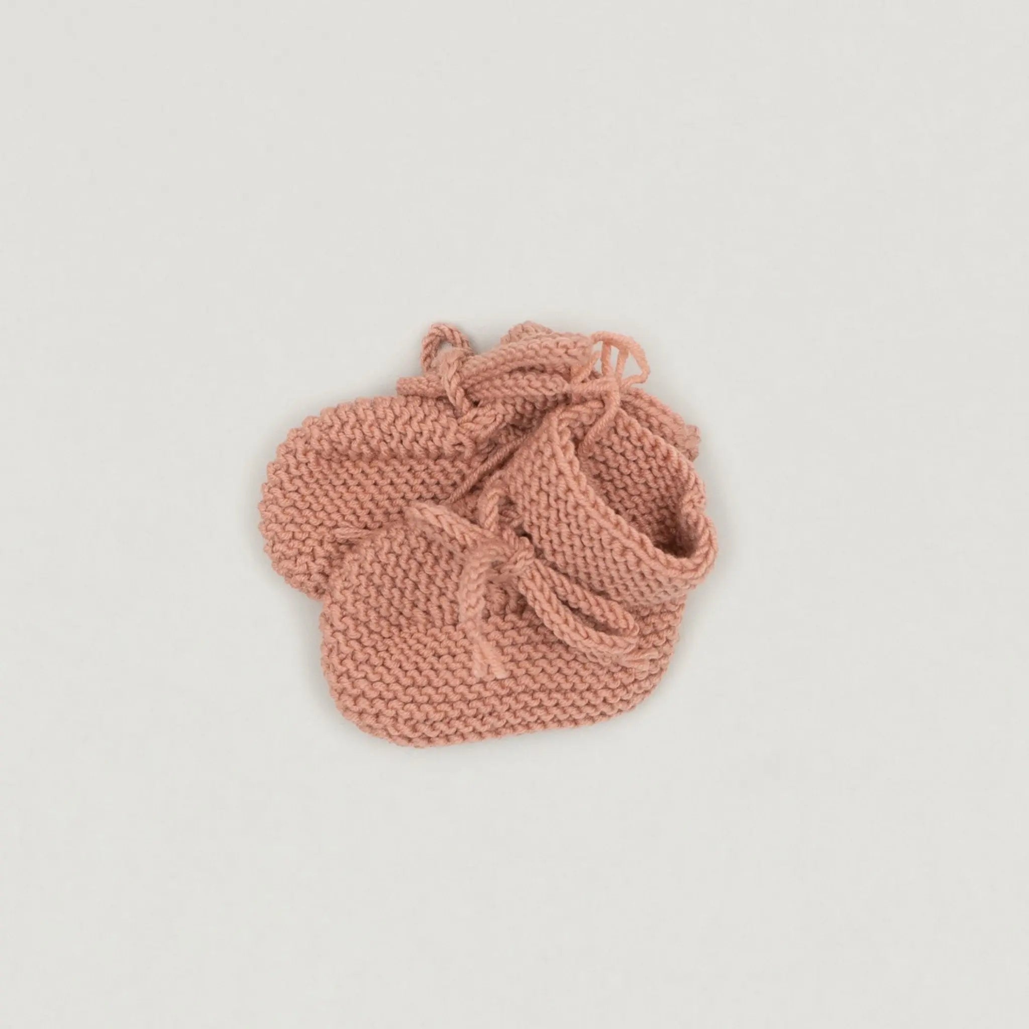 Babybox and Family BabyBox Collection Handmade Strickschuhe aus Wolle - Auslauffarben 56/62 rosé-bbh #farbe_56/62