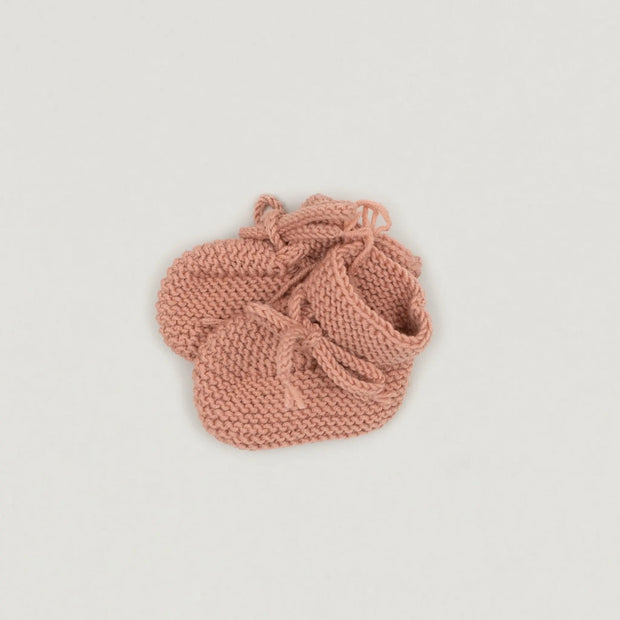 Babybox and Family BabyBox Collection Handmade Strickschuhe aus Wolle - Auslauffarben 56/62 rosé-bbh #farbe_56/62
