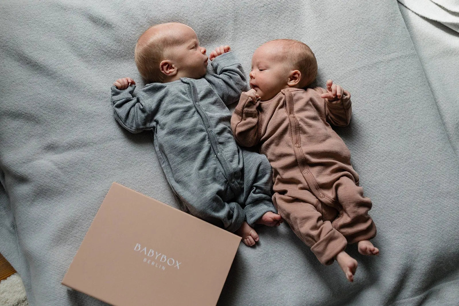 Babybox and Family BabyBox Collection Pyjama aus Wolle & Seide 50 dune-melange-bbcws #farbe_50