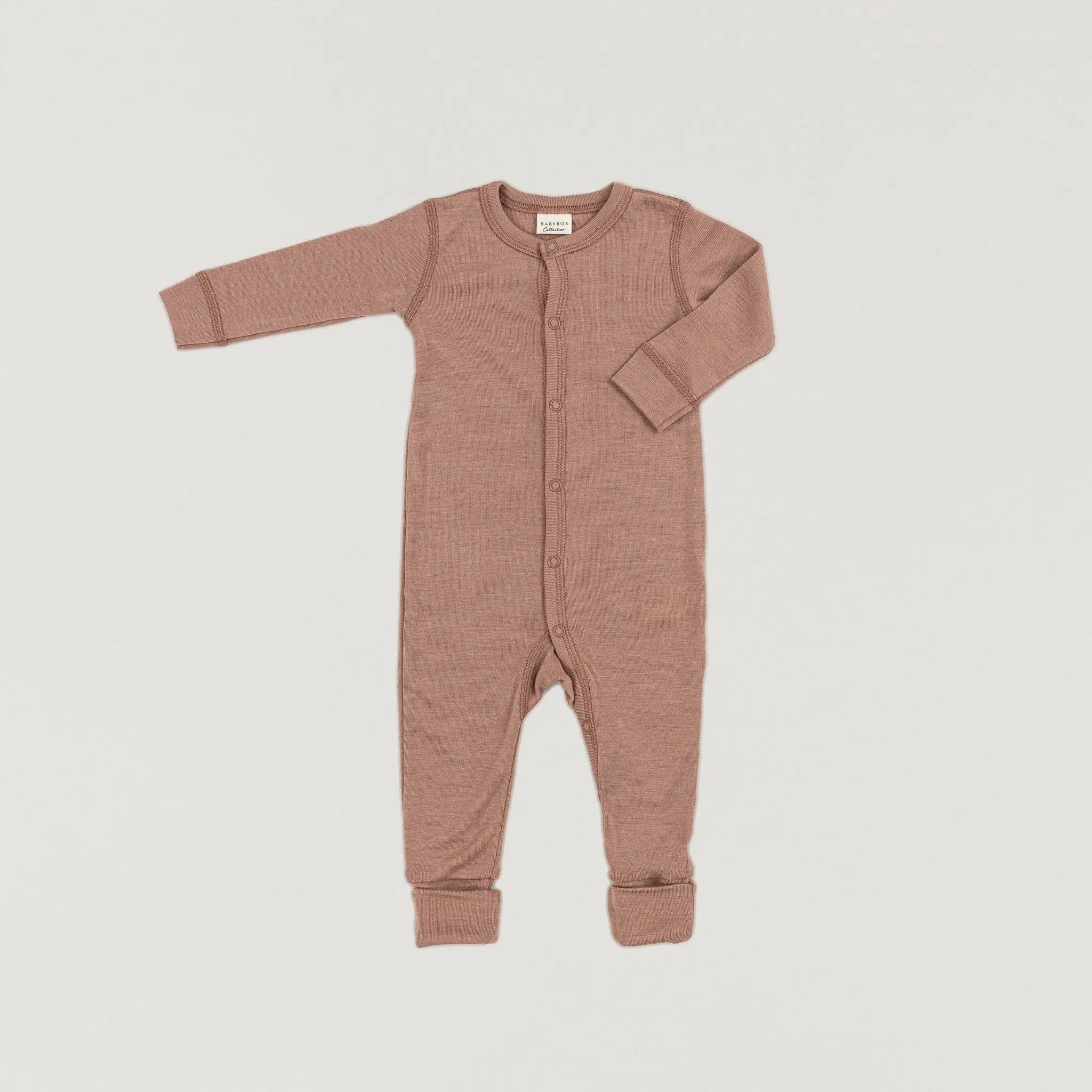 Babybox and Family BabyBox Collection Pyjama aus Wolle & Seide rose-fawn-bbcws 50 #farbe_rose-fawn-bbcws