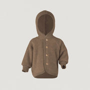 Babybox and Family Engel Kapuzenjacke aus Wollfleece walnuss 62/68 #farbe_walnuss
