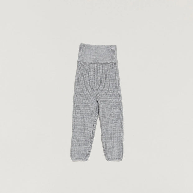 Babybox and Family Halfen Grobstrick-Leggings aus Wolle 86/92 grau-hs #farbe_86/92