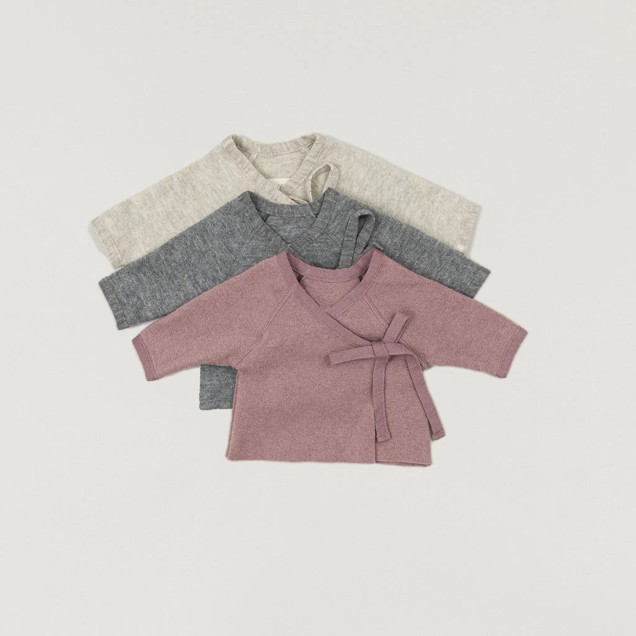 Halfen Wollwalk-Decke für die Babyschale in grau