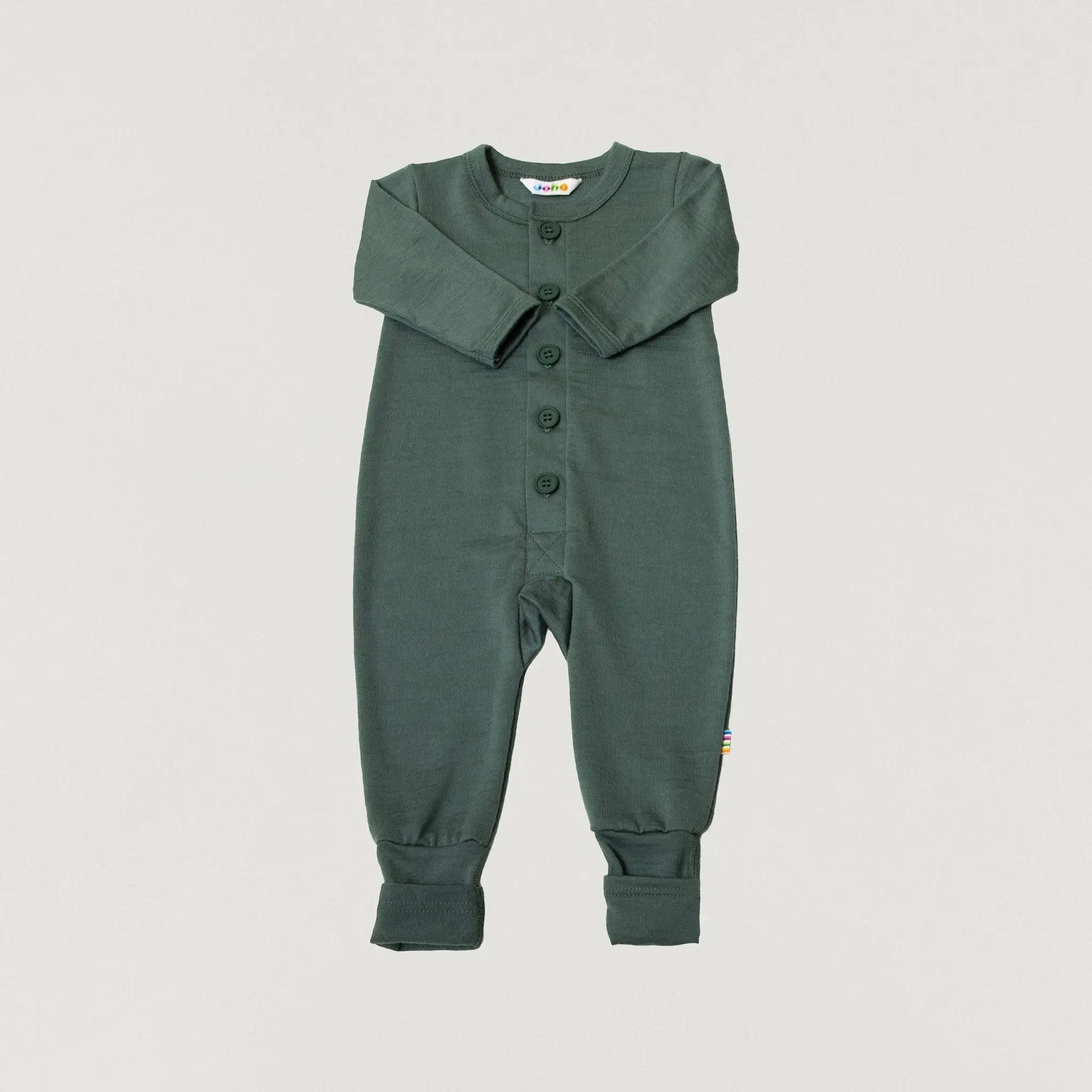 Babybox and Family Joha Pyjama aus Wolle in Herbsttönen 56/62 dark-sage-jh #farbe_56/62