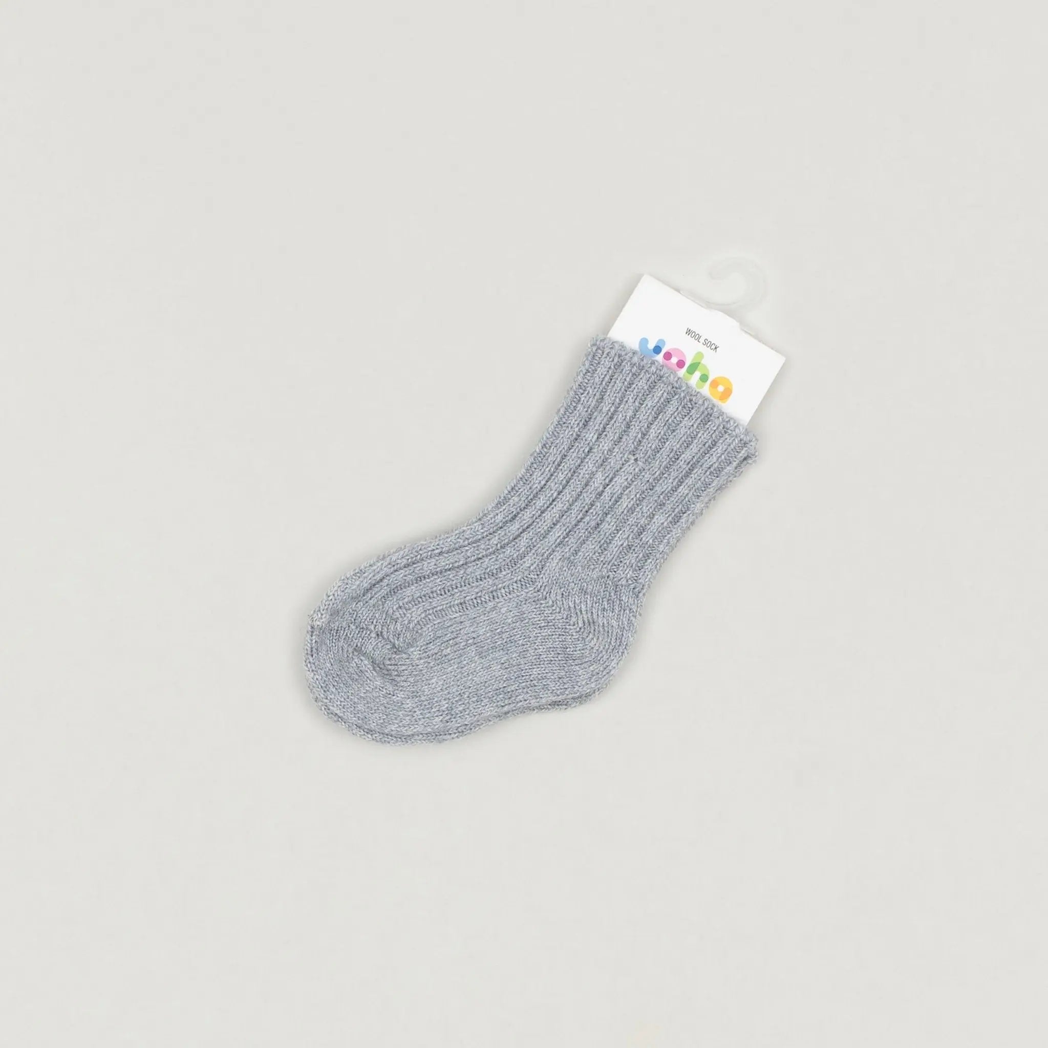 Babybox and Family Joha Socken aus Wolle grau-melange-jh 15-18 #farbe_grau-melange-jh